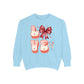 LOVE  Coquette Unisex Comfort Colors Garment-Dyed Sweatshirt