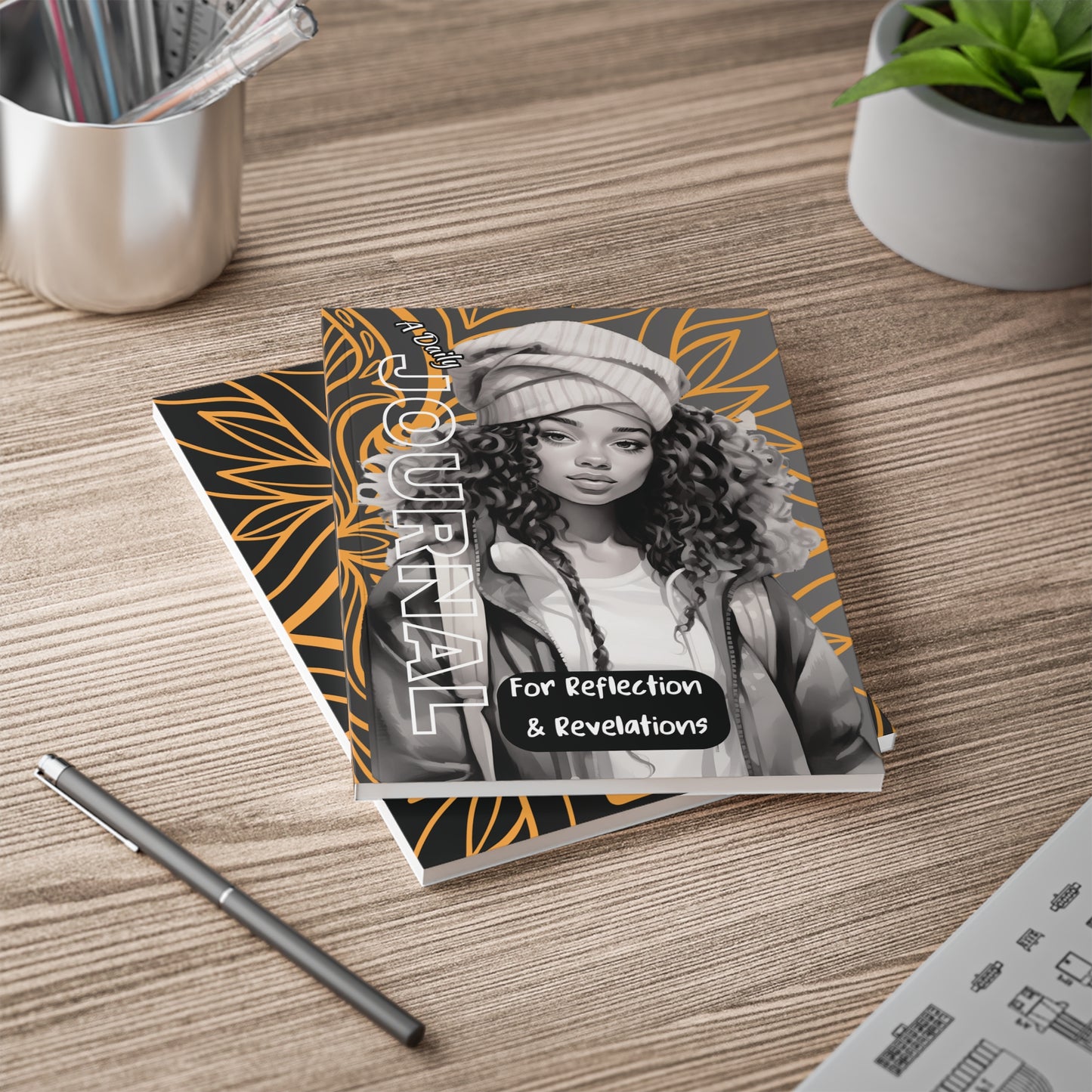 Stylish Reflection Journal, A5 Softcover Notebook for Inspiration, Daily Journaling, Creative Writing, Meditation, Gift Ideas