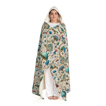 Enchanted Forest Snuggle Hooded Sherpa Fleece Blanket