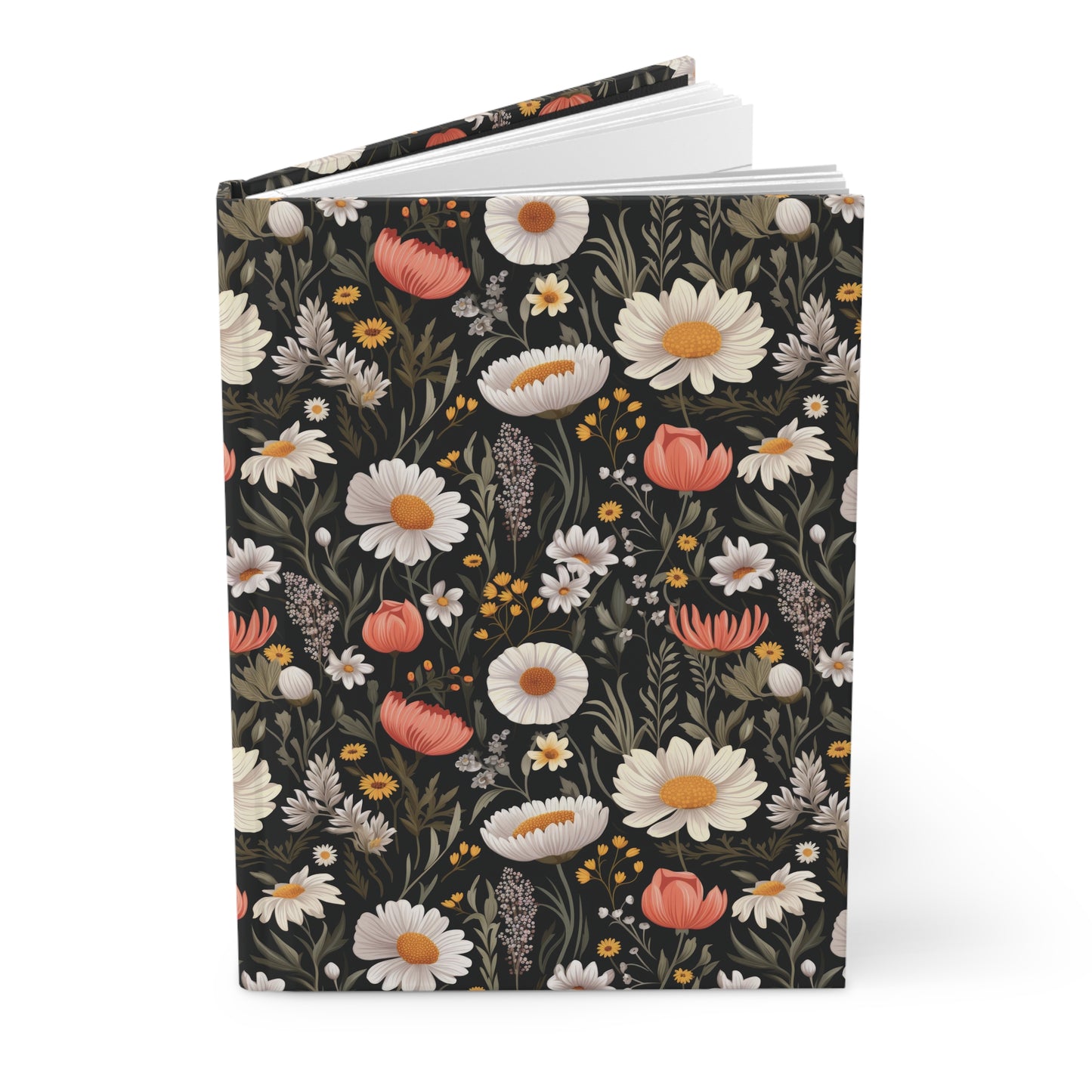 Blossom Elegance: Noir Garden Hardcover Journal (PY)