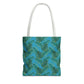 Turquoise Tropical Bliss Tote Bag