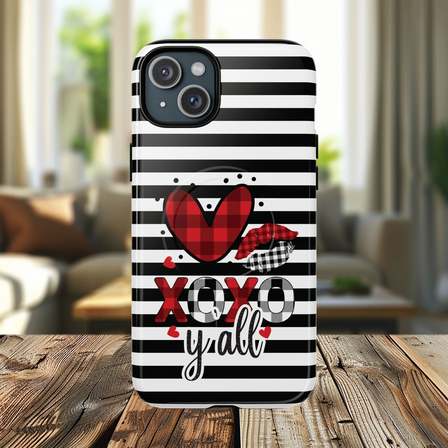 Stylish Tough Magnetic Phone Cases, Trendy Gifts for Her, Holiday Accessories, Floral Design, Cute Phone Protection