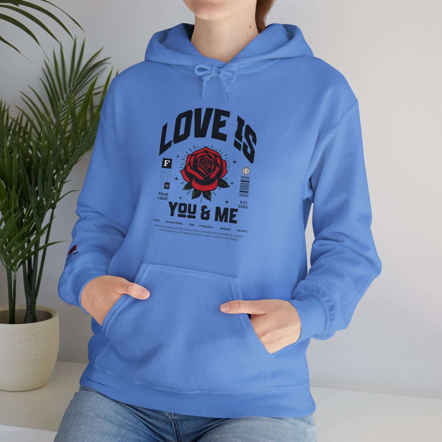 You and Me Unisex Gildan Hoodie Sweatshirt