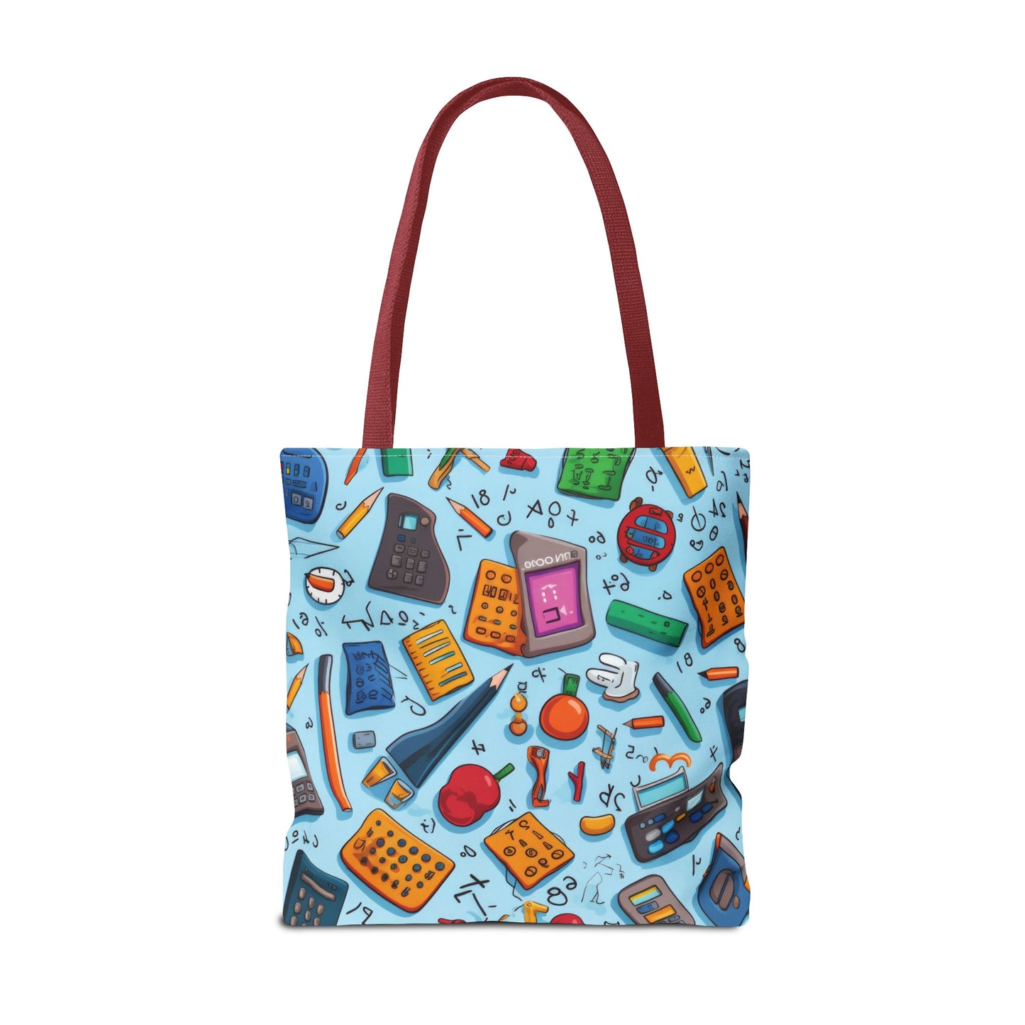 Blue Academic Adventures Tote Bag