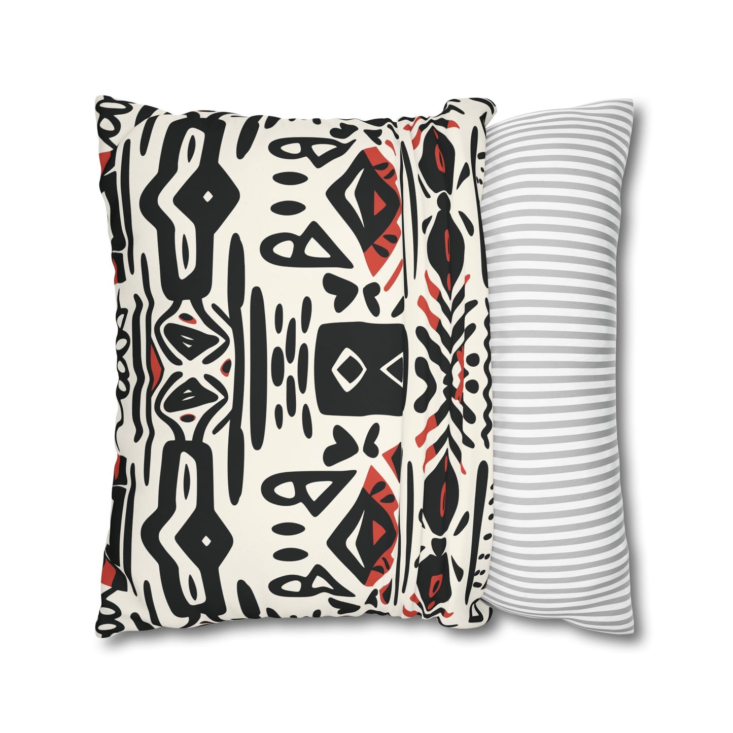 Tribal Harmony Square Poly Canvas Pillowcase