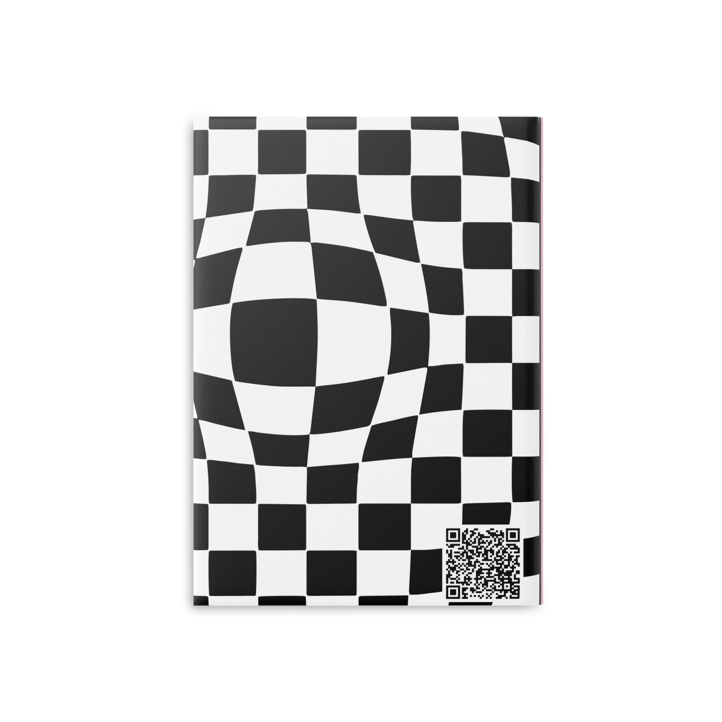 Wild Style Checkered Hardcover Notebook with Puffy Covers (PY)