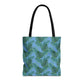 Blue Tropical Bliss Tote Bag