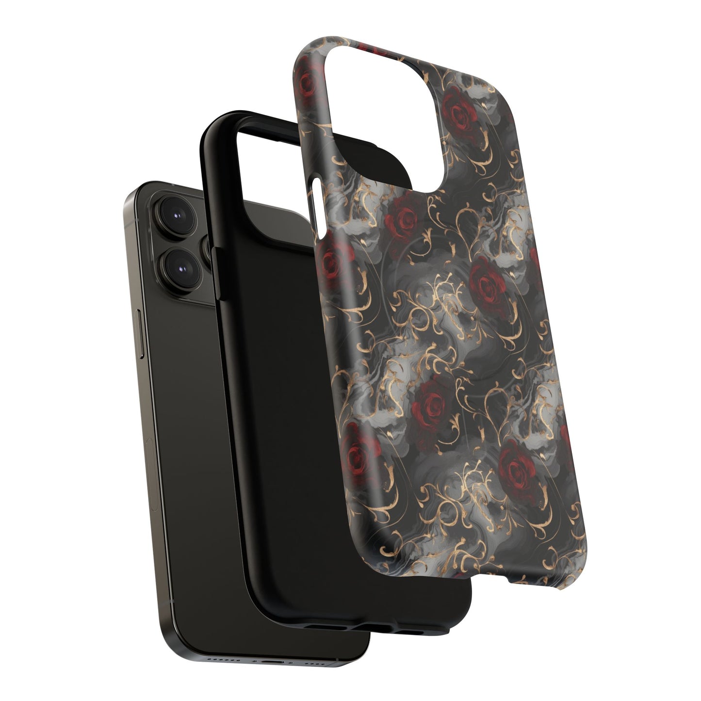 Elegant Floral Tough iPhone Magnetic Cases, iPhone Protection, Unique iPhone Covers, Stylish Mobile Accessories, Gift for Her