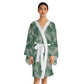 Grey Tropical Bliss Serenity Kimono Robe (AOP)