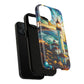Stained Glass Lighthouse Phone Case - Tough Magnetic Cases, Unique Gifts for Nature Lovers, Beach Vibes, Travel Accessories, Coastal Decor