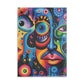 Psychedelic Visions Hardcover Notebook with Puffy Covers