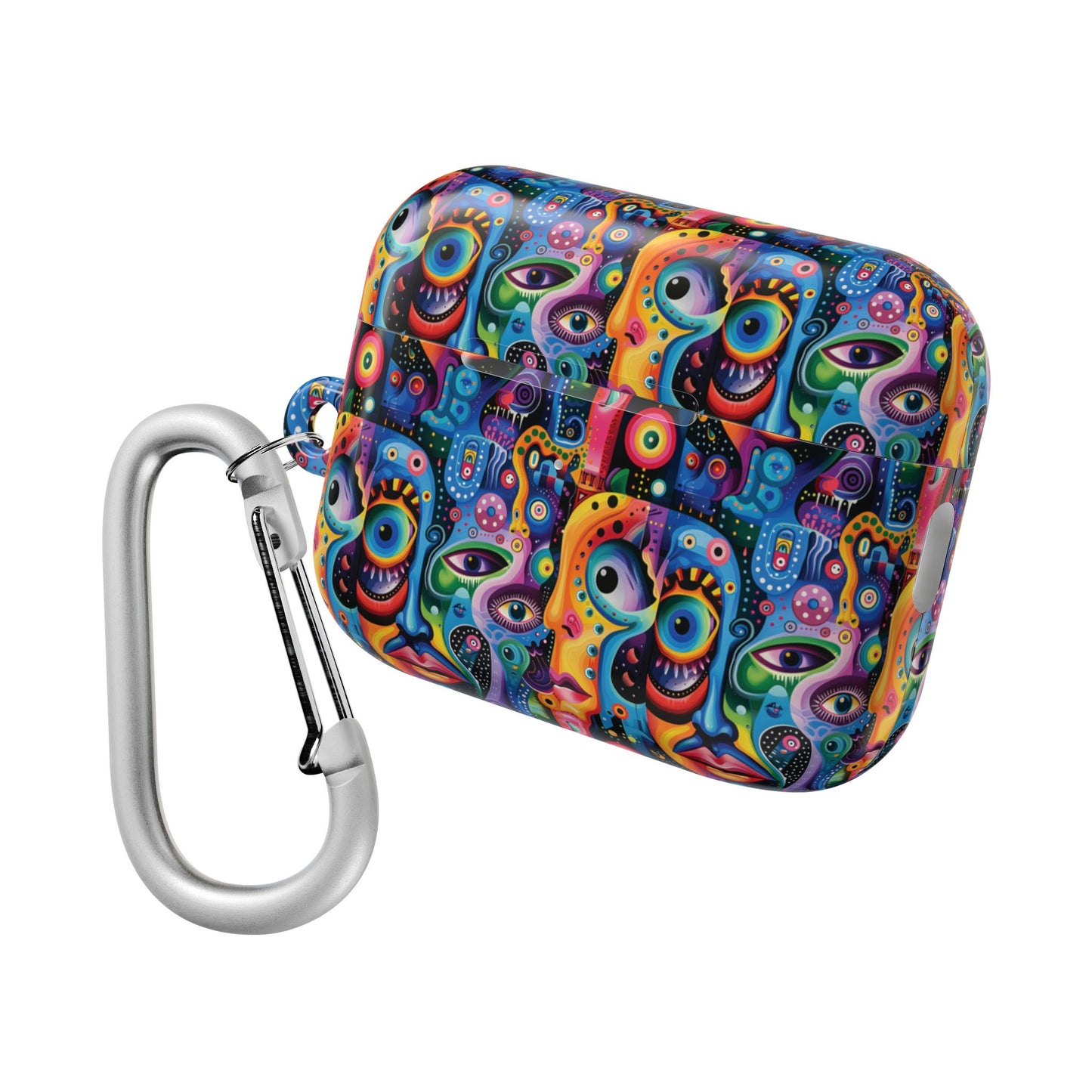 Psychedelic Visions Colorful Artistic AirPod Case - Unique Design for Music Lovers