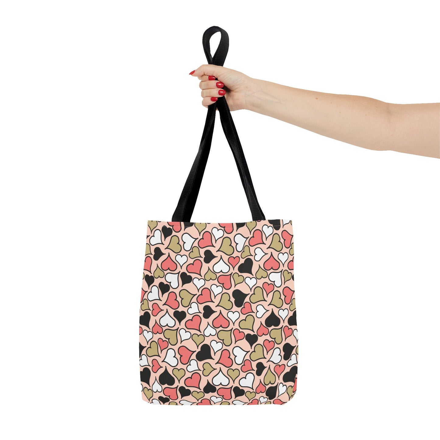 Heart Patterned Tote Bag - Cute & Stylish Carryall for Every Occasion