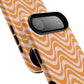 Stylish Tough Magnetic Case for Your iPhone - Trendy Wave Design, Durable Protector, Gift for Her, Cool Tech Accessory, Unique iPhone Cover, Magsafe iPhone Cover.