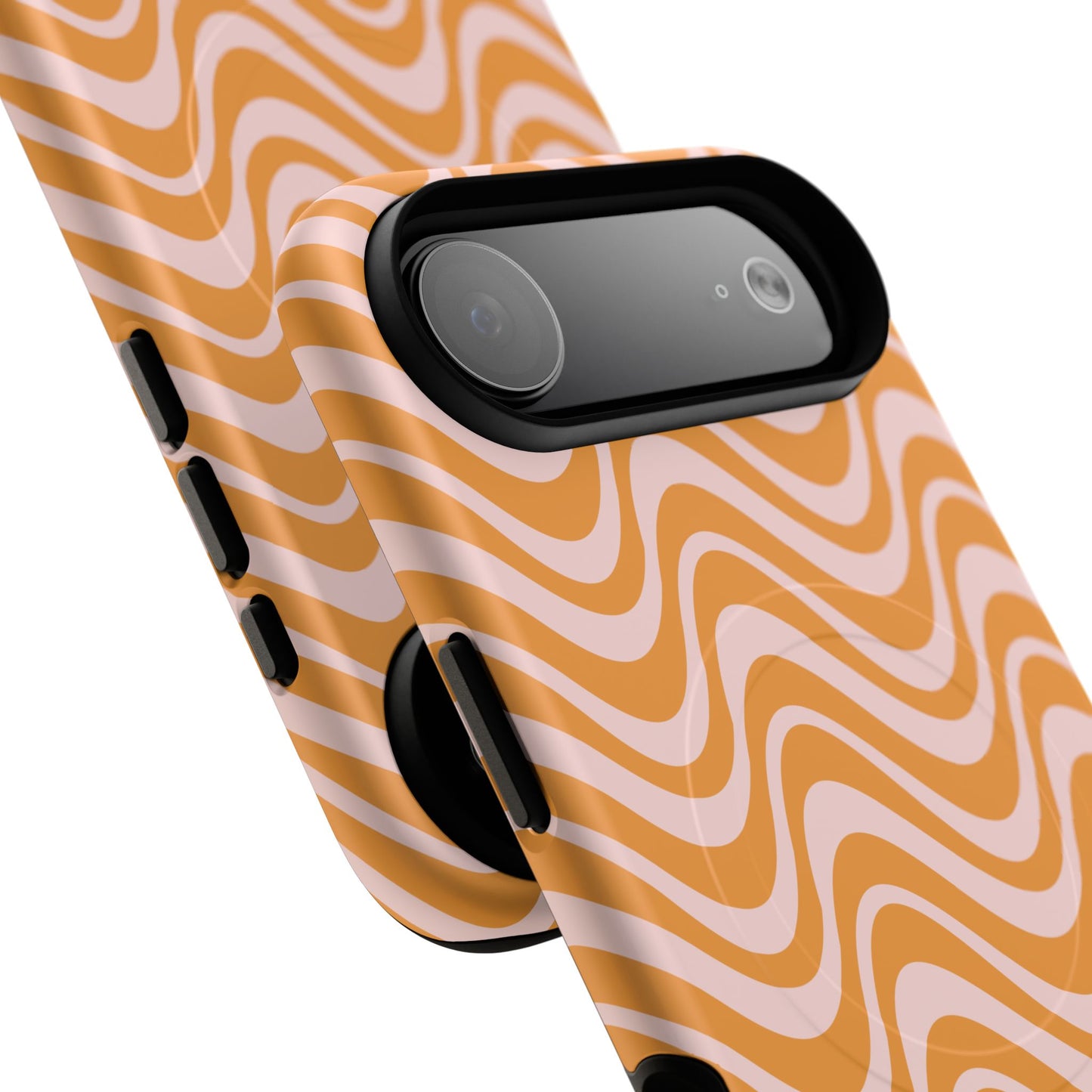 Stylish Tough Magnetic Case for Your iPhone - Trendy Wave Design, Durable Protector, Gift for Her, Cool Tech Accessory, Unique iPhone Cover, Magsafe iPhone Cover.