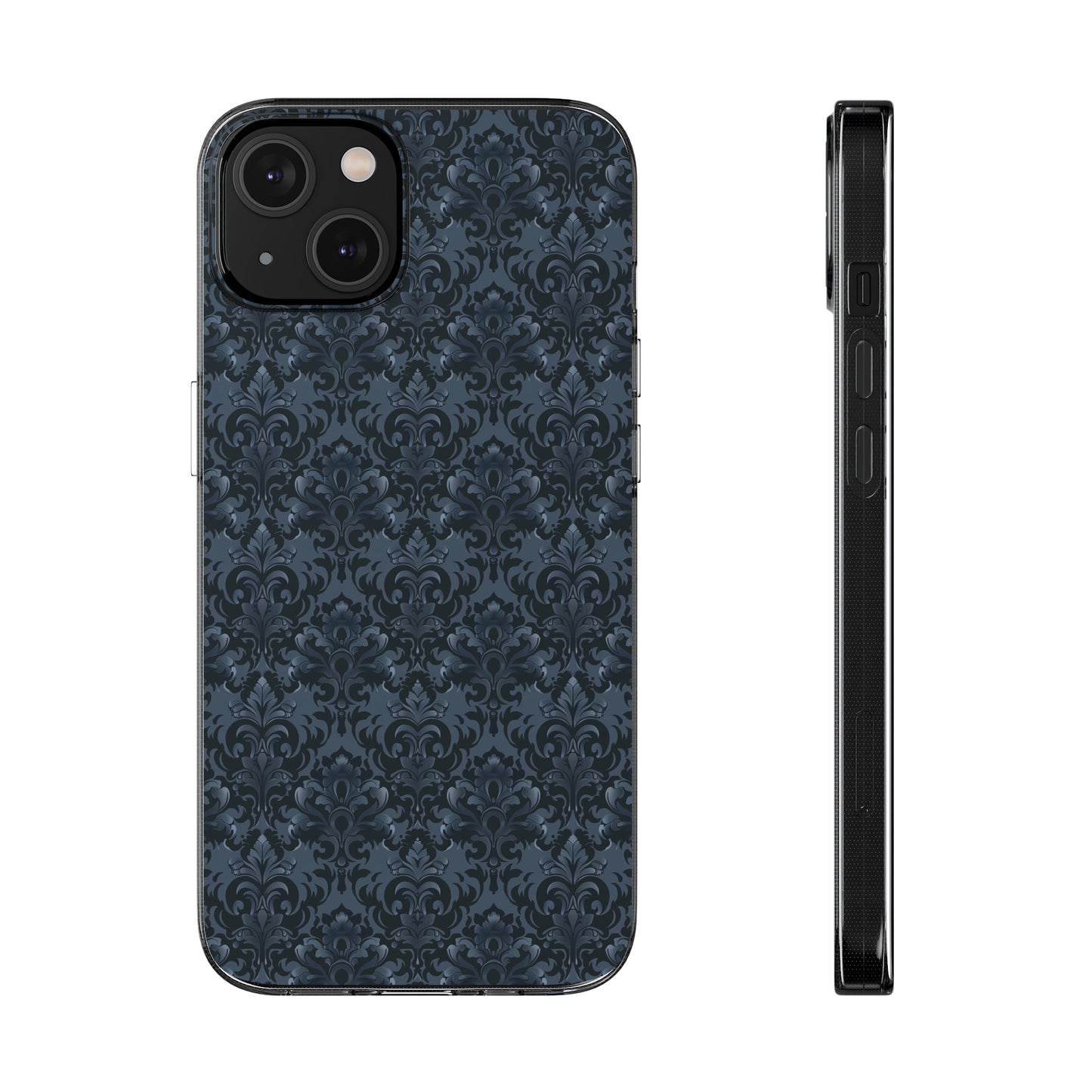 Opulent Dusk Clear Silicone iPhone Cases