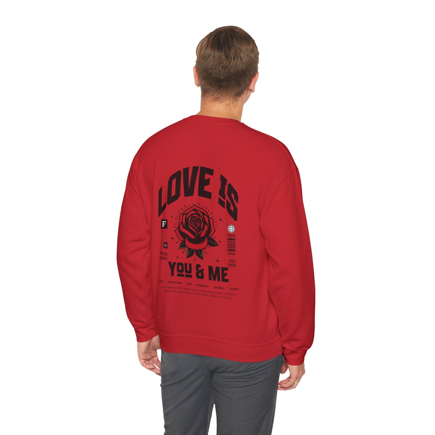 You and Me Valentines Unisex Gildan Heavy Blend™ Crewneck Sweatshirt