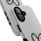 Tough Magnetic Phone Case with Heart & Cross Design, Durable Phone Cover, Unique Gift for Her, Stylish Accessory, Everyday Use