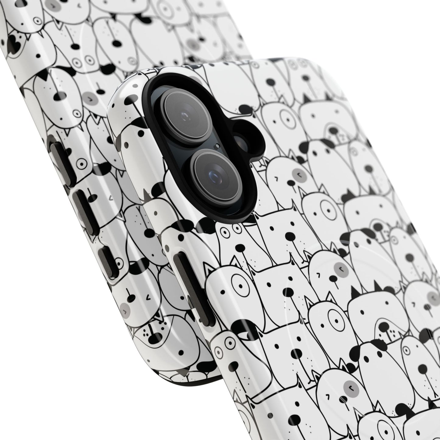 Cute Animal Pattern Phone Case, Tough Magnetic Cases for Pet Lovers, Gifts for Birthday, Holiday, Cute Accessories, Phone Covers