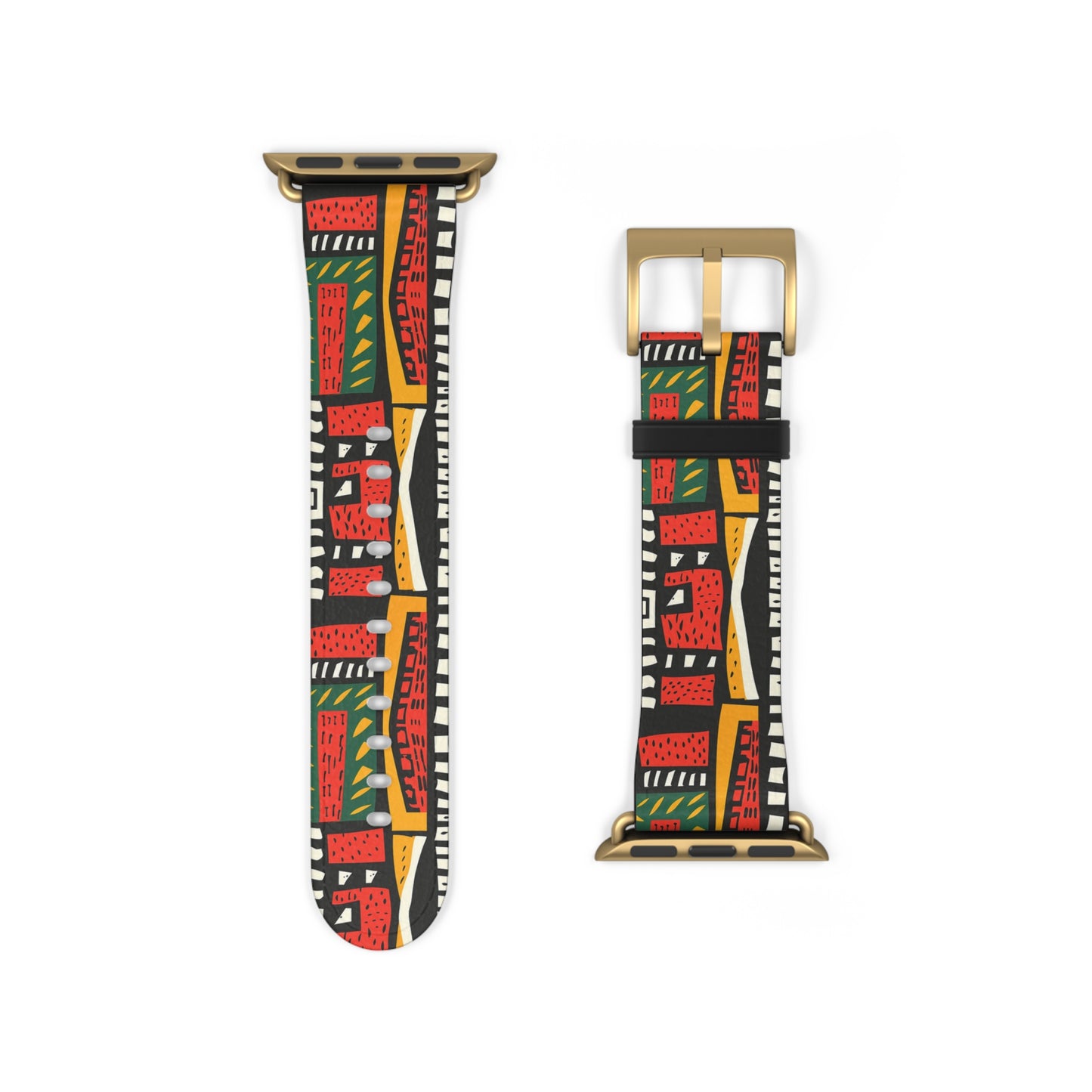 Tribal Harmony Colorful Geometric Watch Band - Vibrant Accessory for Style Lovers