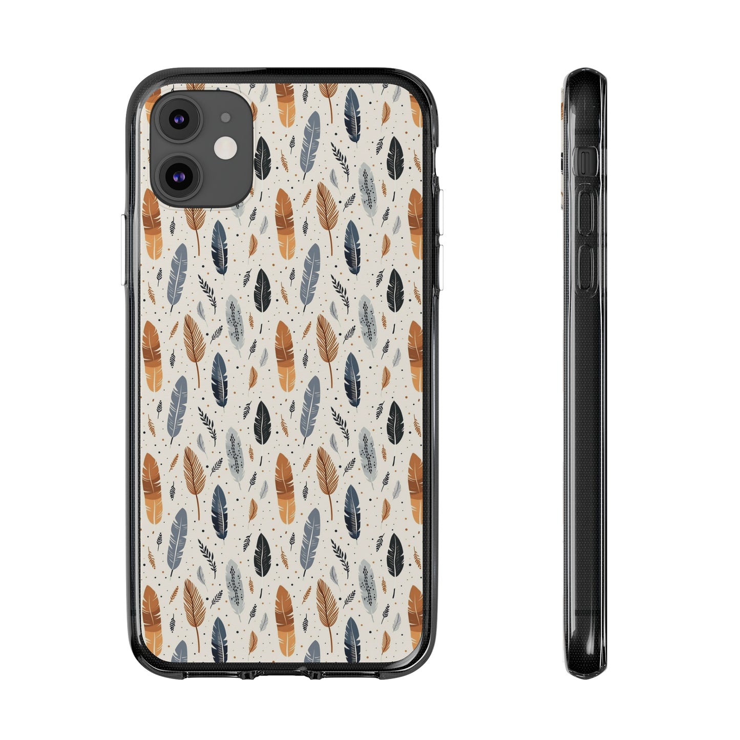 Whispering Feathers Soft iPhone, Google and Samsung Cases