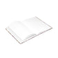 Personalized Stained Glass Lotus Blossom Hardcover Notebook — Custom Name and Affirmation Puffy Cover Journal.