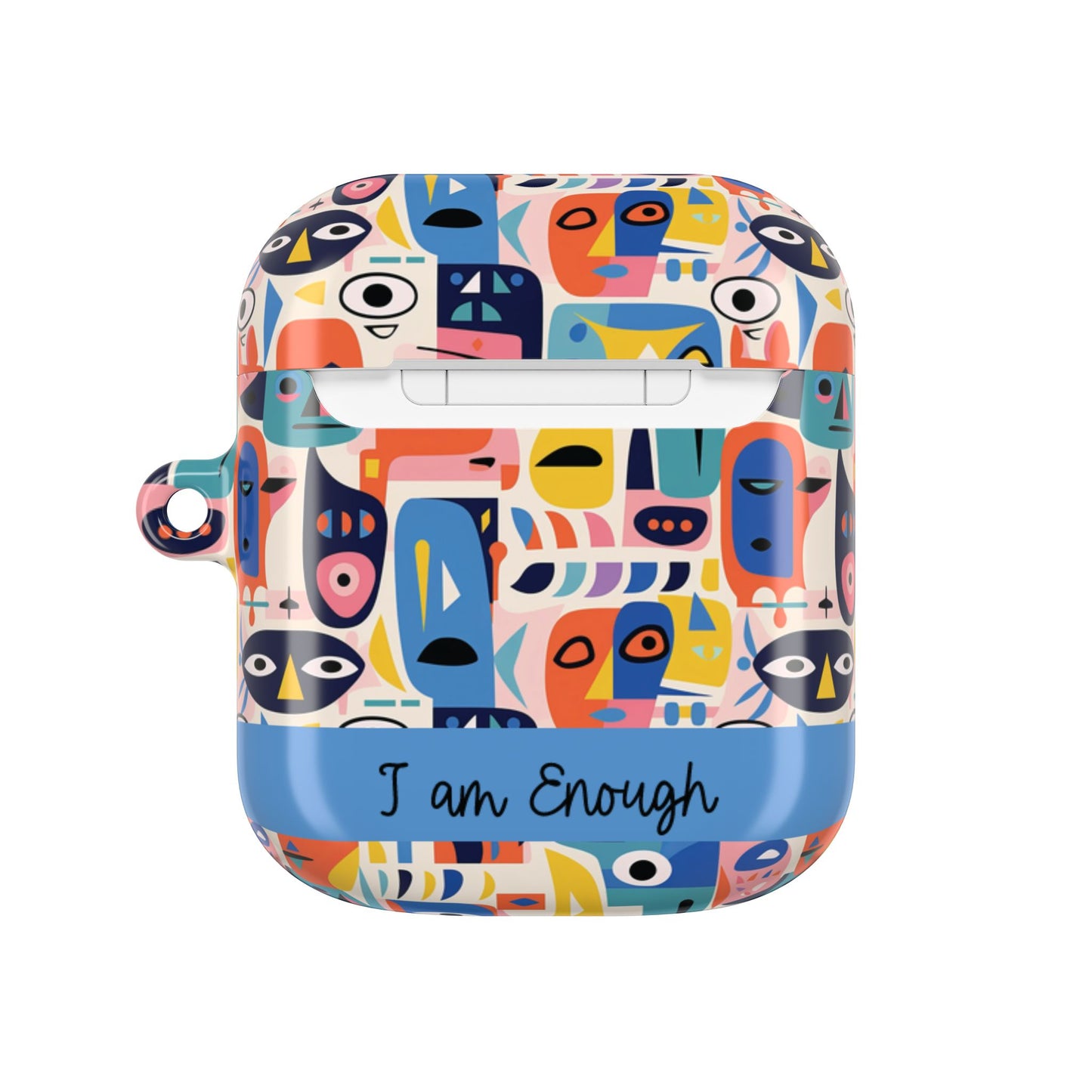 Personalized Abstract Art AirPod Case — Colorful Custom Name/Affirmation Design
