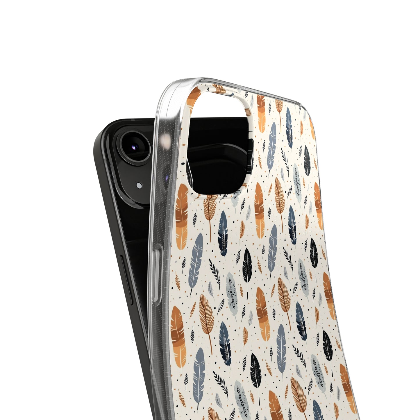 Whispering Feathers Soft iPhone, Google and Samsung Cases