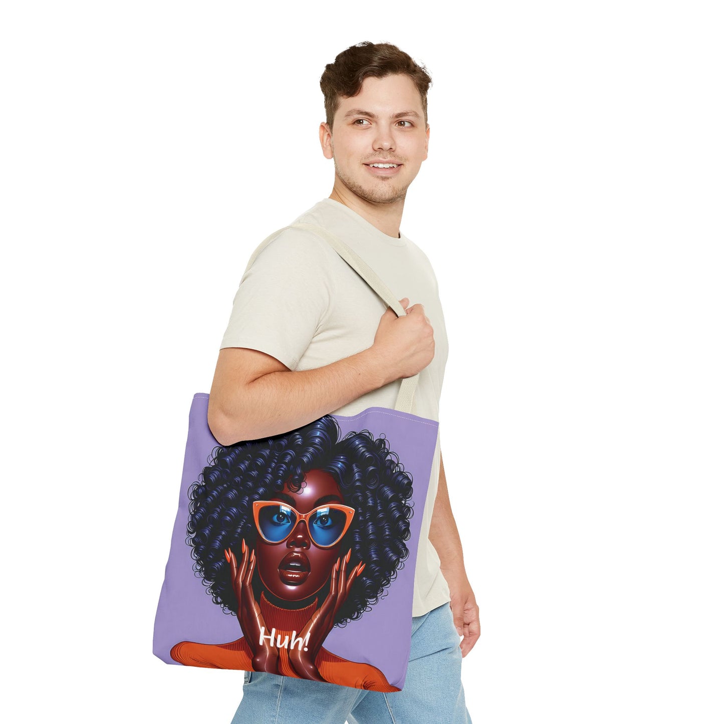 Afro Luxe Glow Tote Bag