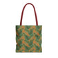 Brown Tropical Bliss Tote Bag