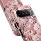 Personalized Cherry Blossom Tough Phone Case — Pink Floral Protective Case for Samsung & Google