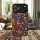 Vibrant Artistic Phone Case | Tough Magnetic Cases | Unique Gift for Art Lovers, Colorful Accessory, iPhone 14, 15, 16, 17 Case.