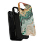 Stylish Tough Acrylic Magnetic iPhone Cases for Everyday Protection, Marble Design, Unique Gifts for Tech Lovers, Holiday Essentials