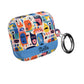 Personalized Abstract Art AirPod Case — Colorful Custom Name/Affirmation Design