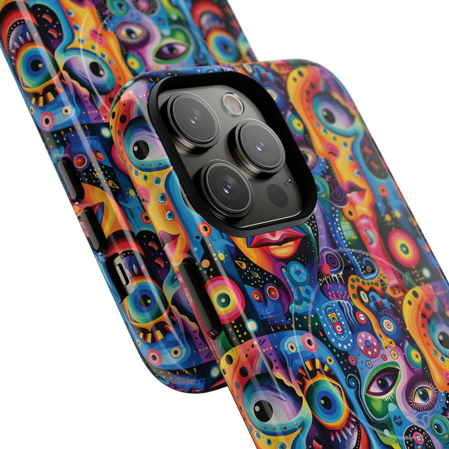 Psychedelic Visions Tough iPhone Magnetic Case - Unique Art iPhone Cover