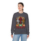 Faithful Harvest Cross Unisex Heavy Blend™ Crewneck Sweatshirt