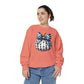 Polka Dot Pumpkin Charm Unisex Garment-Dyed Sweatshirt