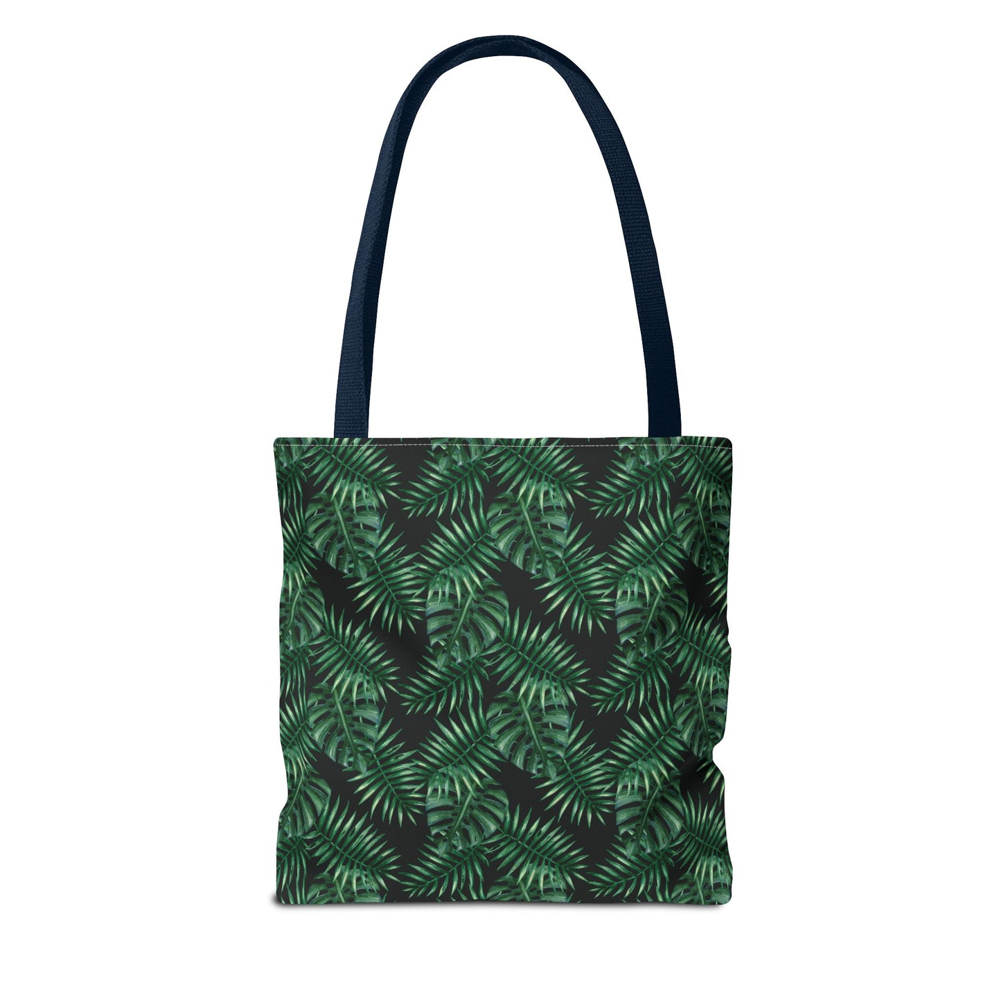 Black Tropical Bliss Tote Bag