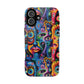 Psychedelic Visions Colorful Art iPhone Case - Tough Cases with Vibrant Abstract Design
