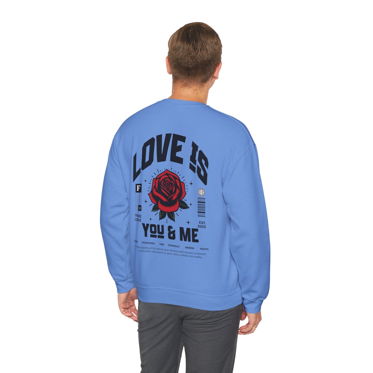 You and Me Valentines Unisex Heavy Blend™ Crewneck Sweatshirt.