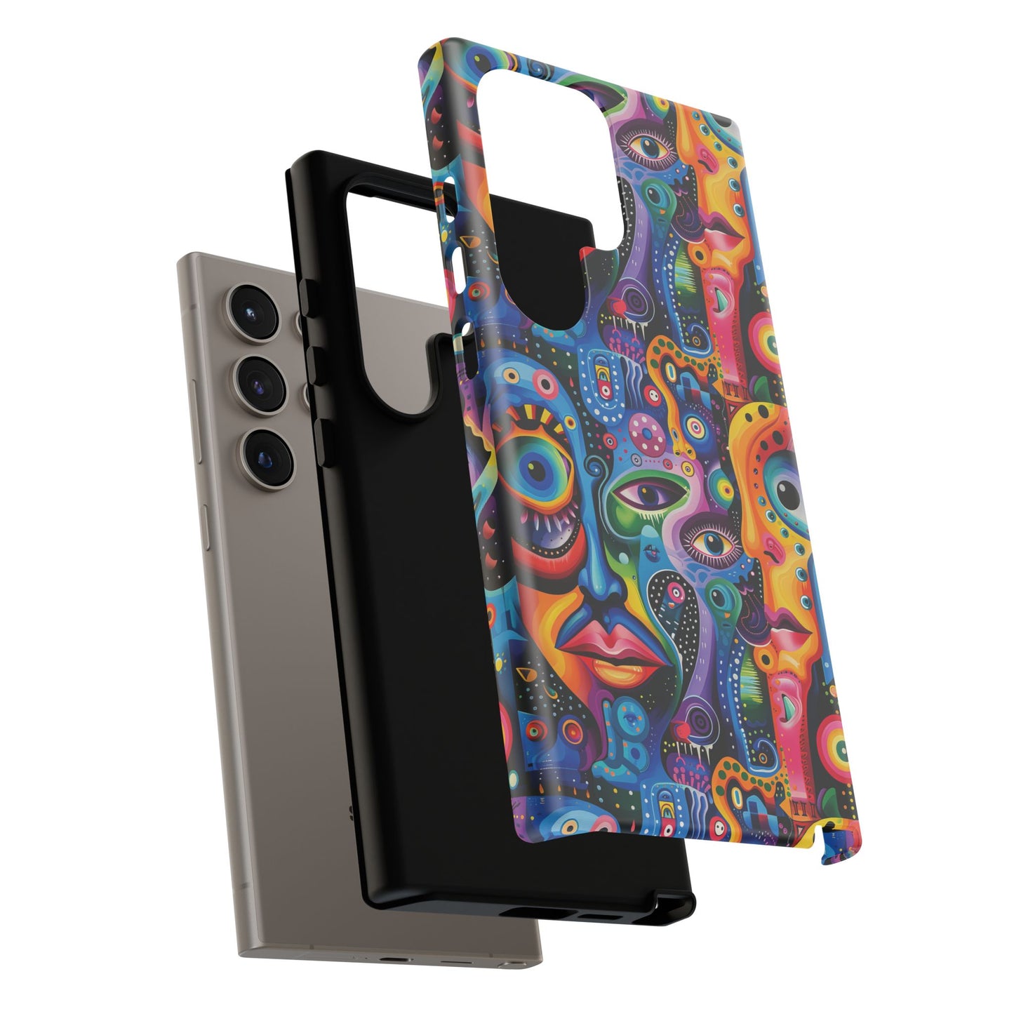 Psychedelic Visions Vibrant Art Google Pixel, iPhone and Samsung Phone Case - Tough Cases for Creative Souls