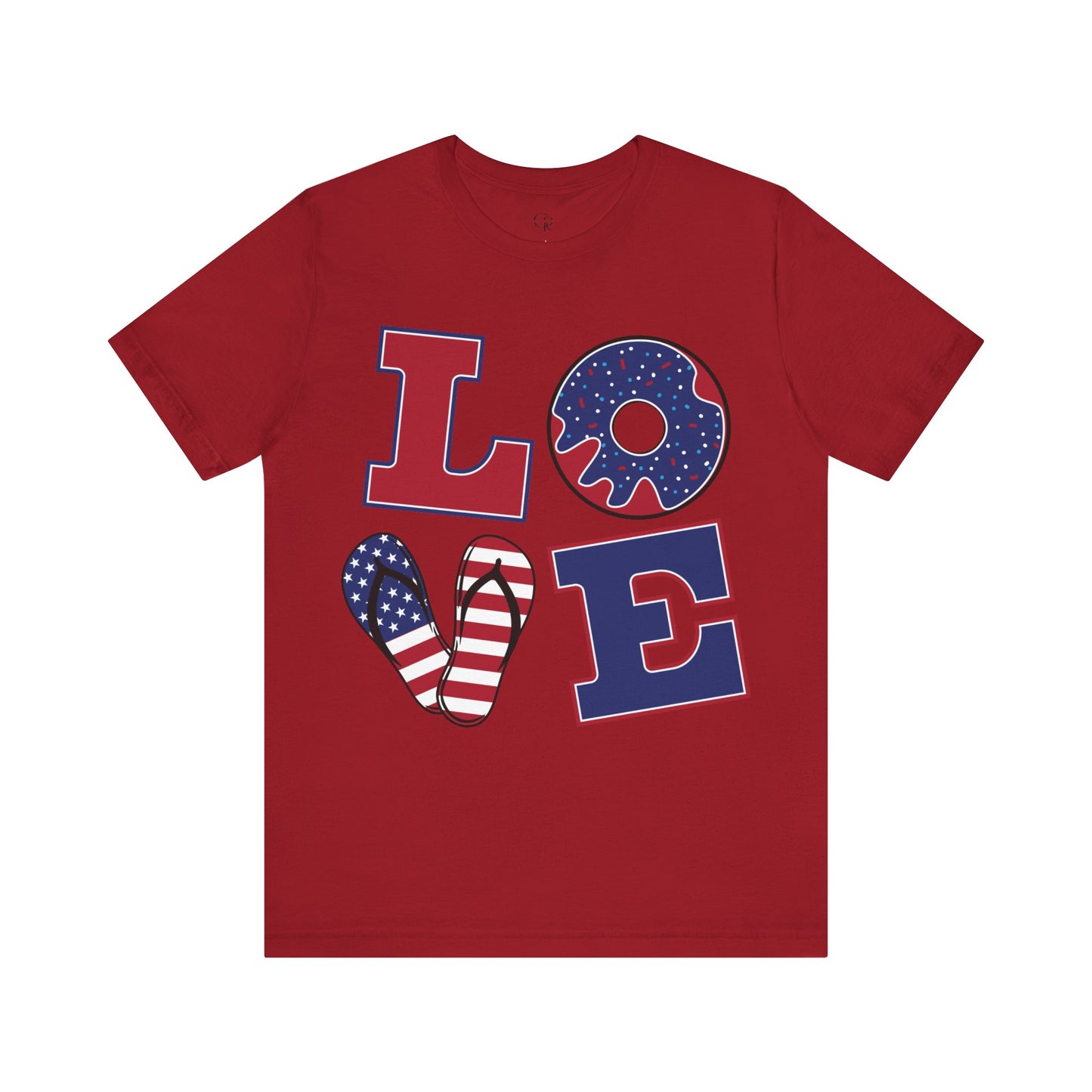 Patriotic Love Unisex Jersey Short Sleeve Tee