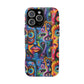 Psychedelic Visions Colorful Art iPhone Case - Tough Cases with Vibrant Abstract Design