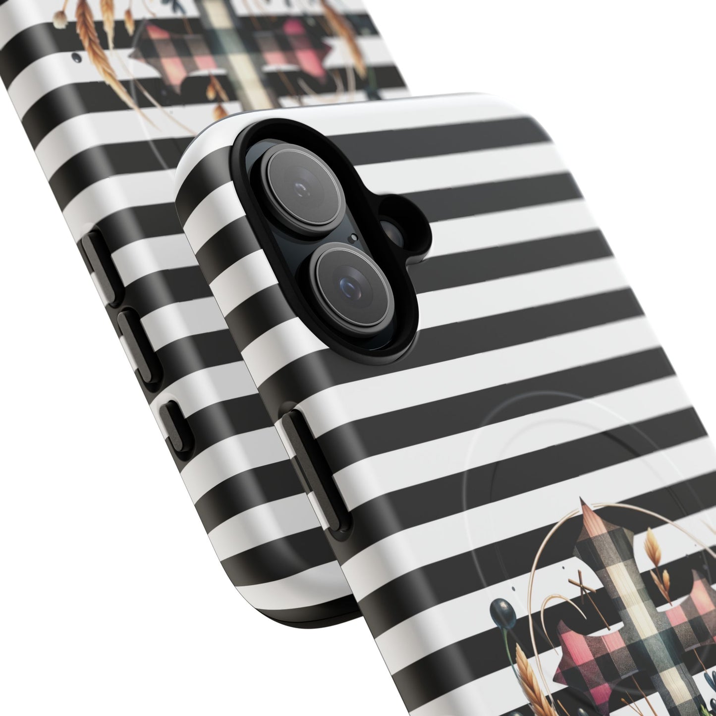 Striped in His Glory iPhone Case, Tough Magnetic Phone Protector, MagSafe iPhone Cover, Durable Case for Everyday Use, Gift for Nature Lovers, Vibrant Design.