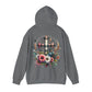 Faith and Floral Cross Unisex Gildan Hoodie Sweatshirt