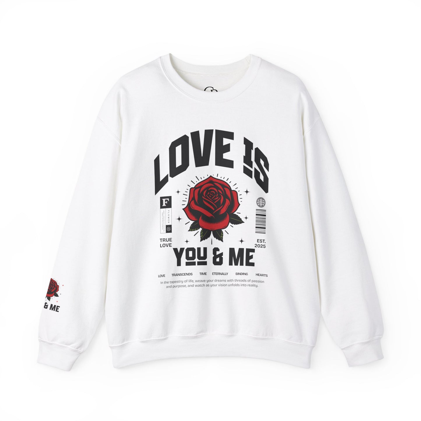 You and Me Valentines Unisex Gildan Heavy Blend™ Crewneck Sweatshirt