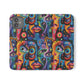 Psychedelic Visions Vibrant Art Flip iPhone and Samsung Phone Case - Colorful Faces Design for Phone Protection