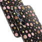 Personalized Gold & Pink Confetti Tough Phone Case — Glitter Dot Protective Phone Cover