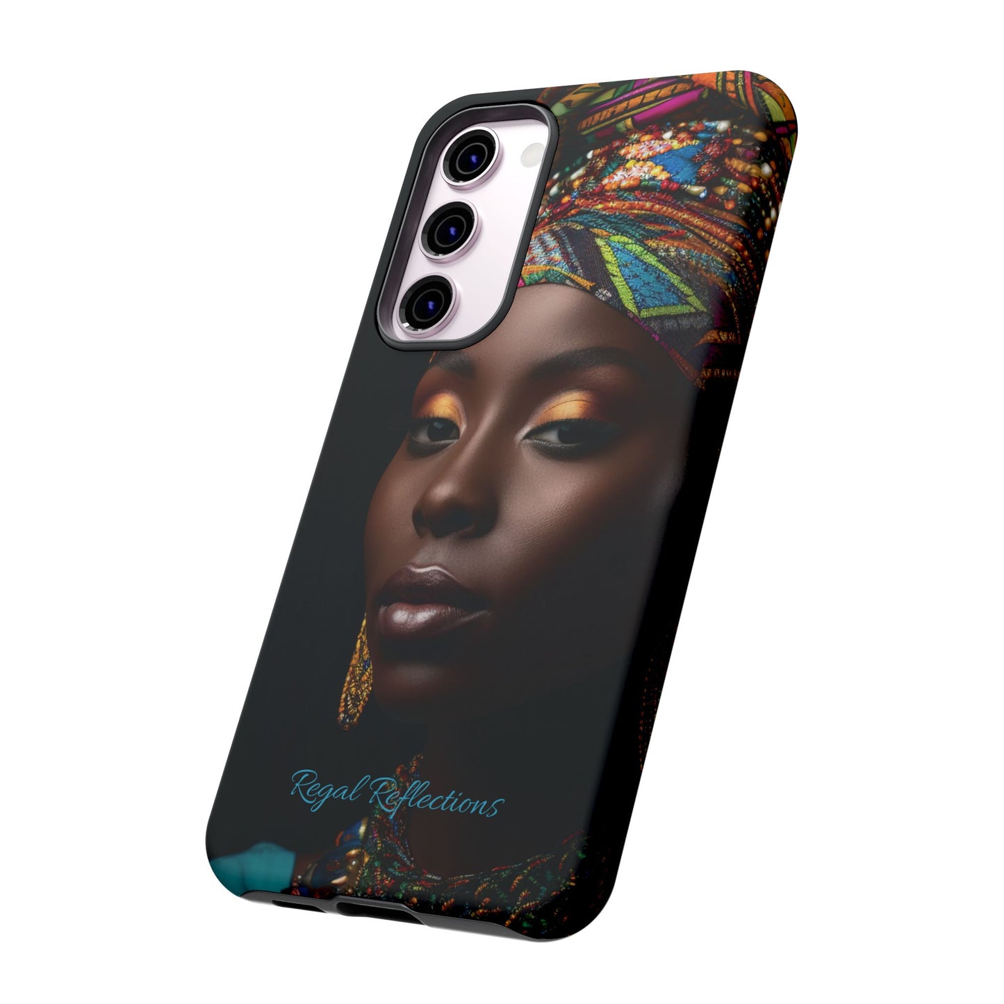 Regal Reflections: African Majesty Samsung Tough Phone Cases