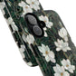 Midnight Magnolia Tough iPhone Magnetic Case, Stylish Stained Glass iPhone Protection, Nature Lover Gift, Spring Vibes